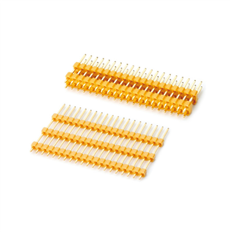 2.54mm 双单排 双塑三塑加高 180度排针